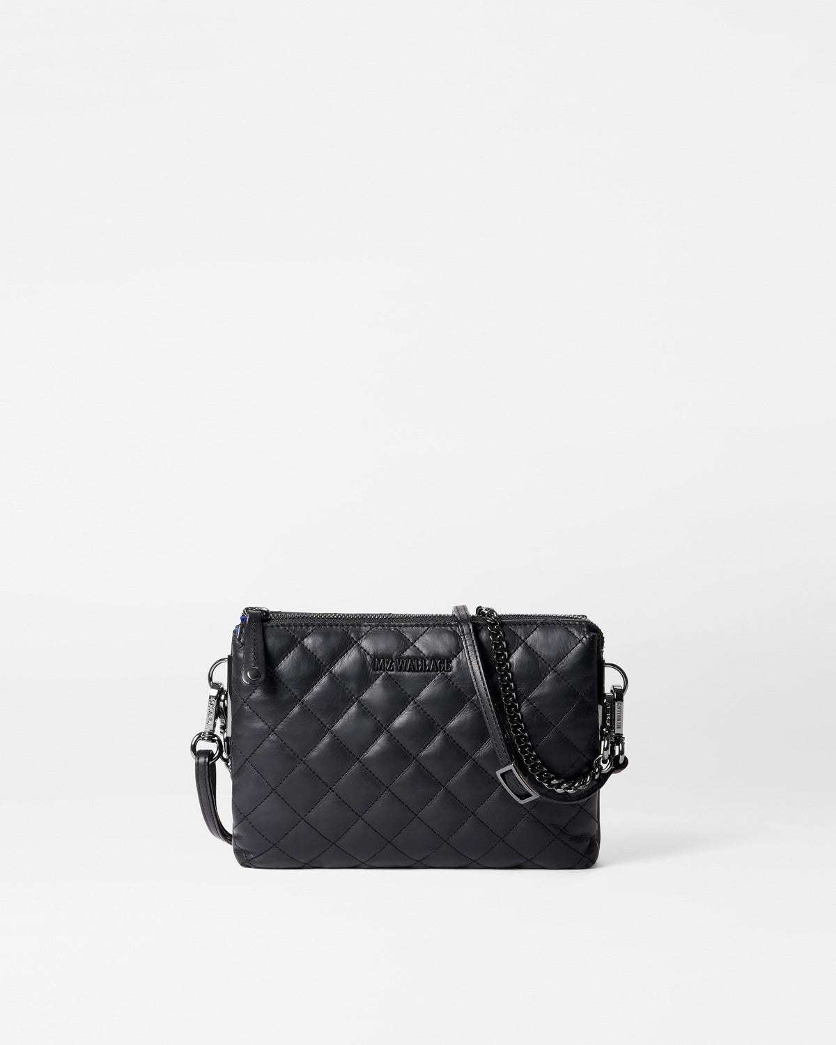 Black Quilted Leather Pippa - MZ WALLACE
