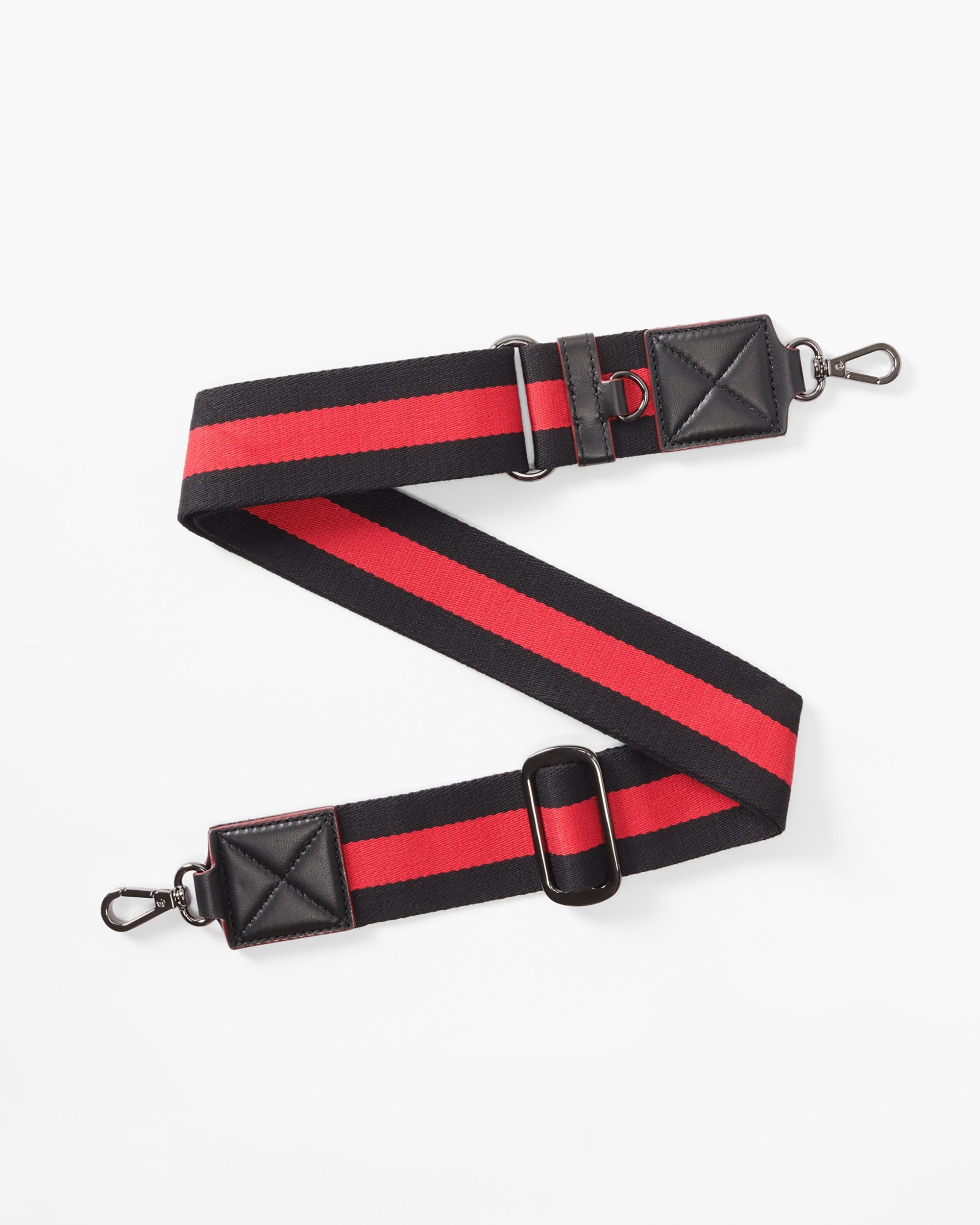 Black/Red Striped Strap