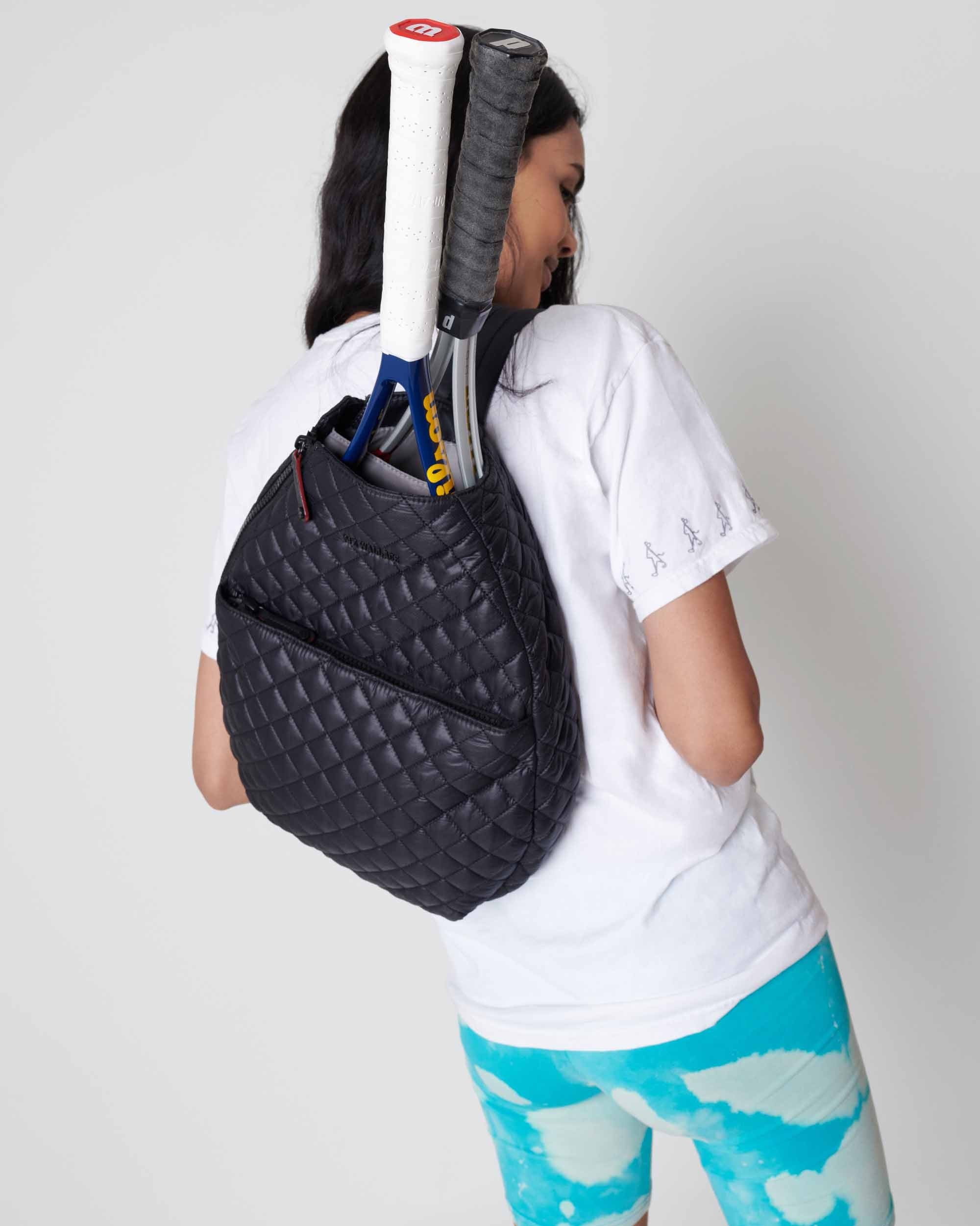 Black Rec Metro Racquet Sling - MZ WALLACE