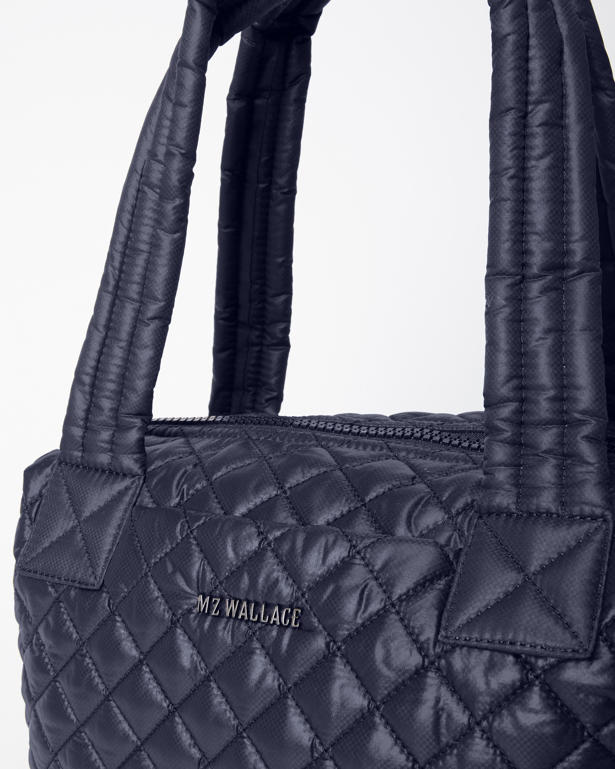 Small Sutton Deluxe Quilted Crossbody Bag in Moondust Metallic